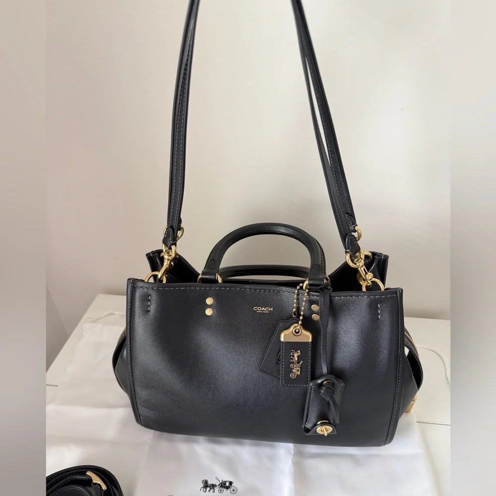 Coach Rogue 31 Black Leather - Picture 3 of 15